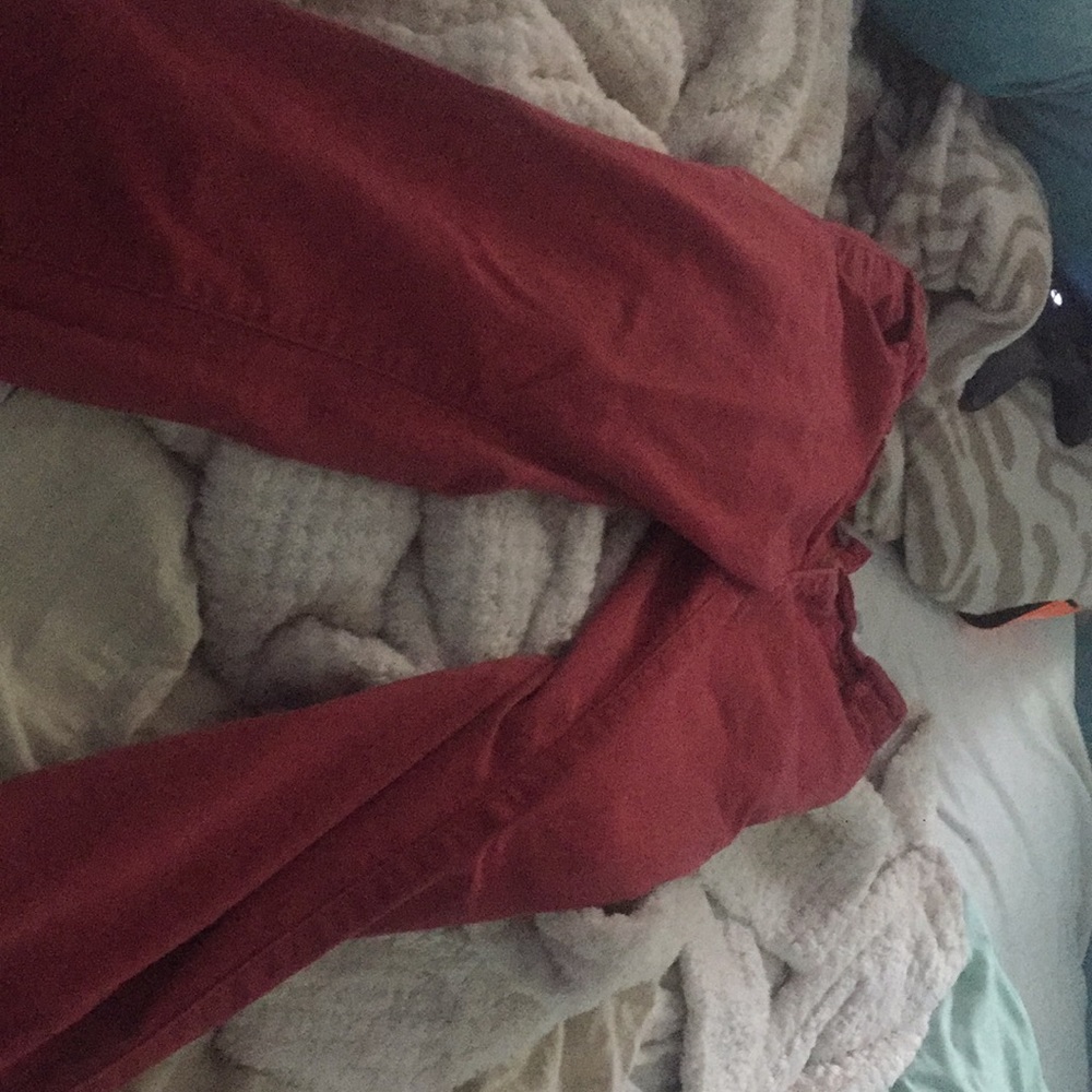 Red pants